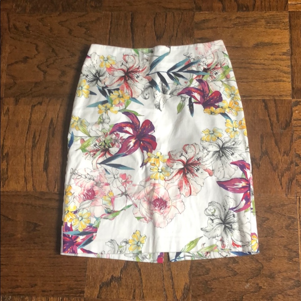 Reiss Floral Print Skirt